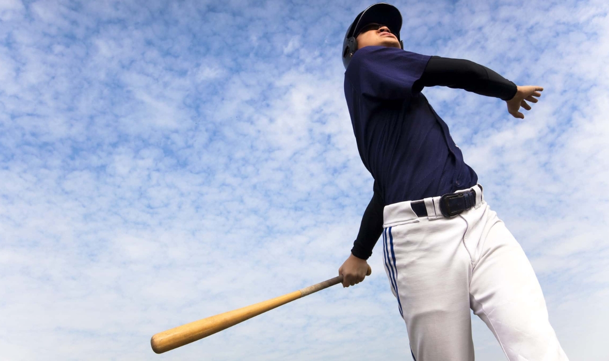 Baseball Player Taking A Swing, Shutterstock, 97549910