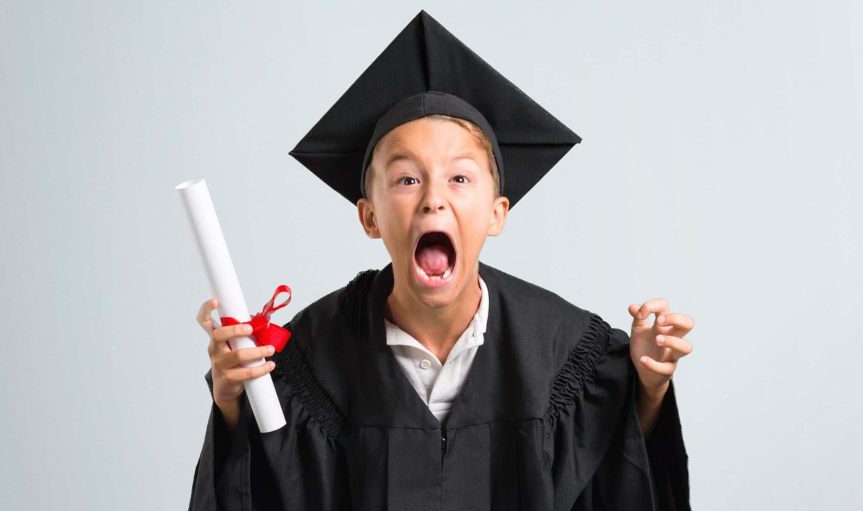 Little Boy Graduating, Shutterstock, 1494712301