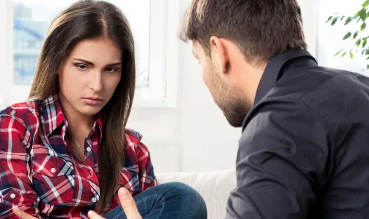 Quarreled Young Couple In Their Living Room, Shutterstock, 137684492