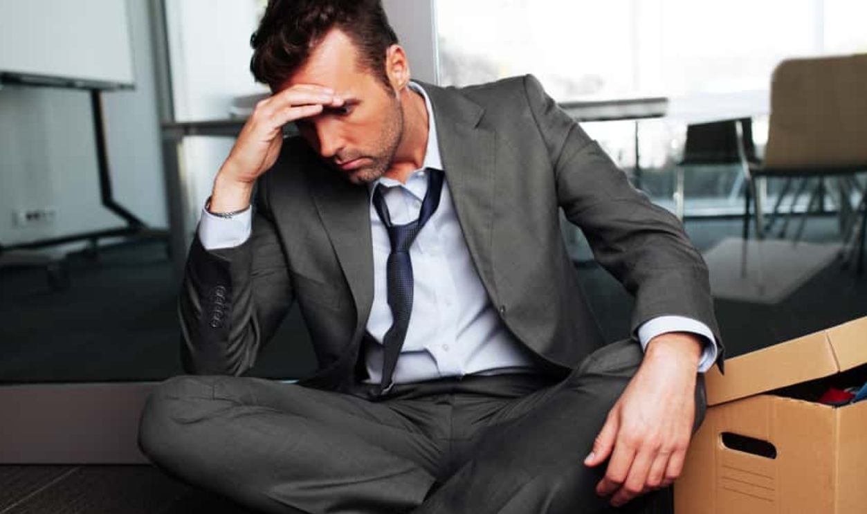 Sad Fired Businessman, Shutterstock, 160228955