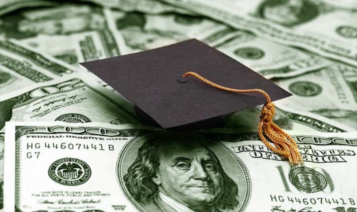 Small Graduation Cap And Money, Shutterstock, 103176023
