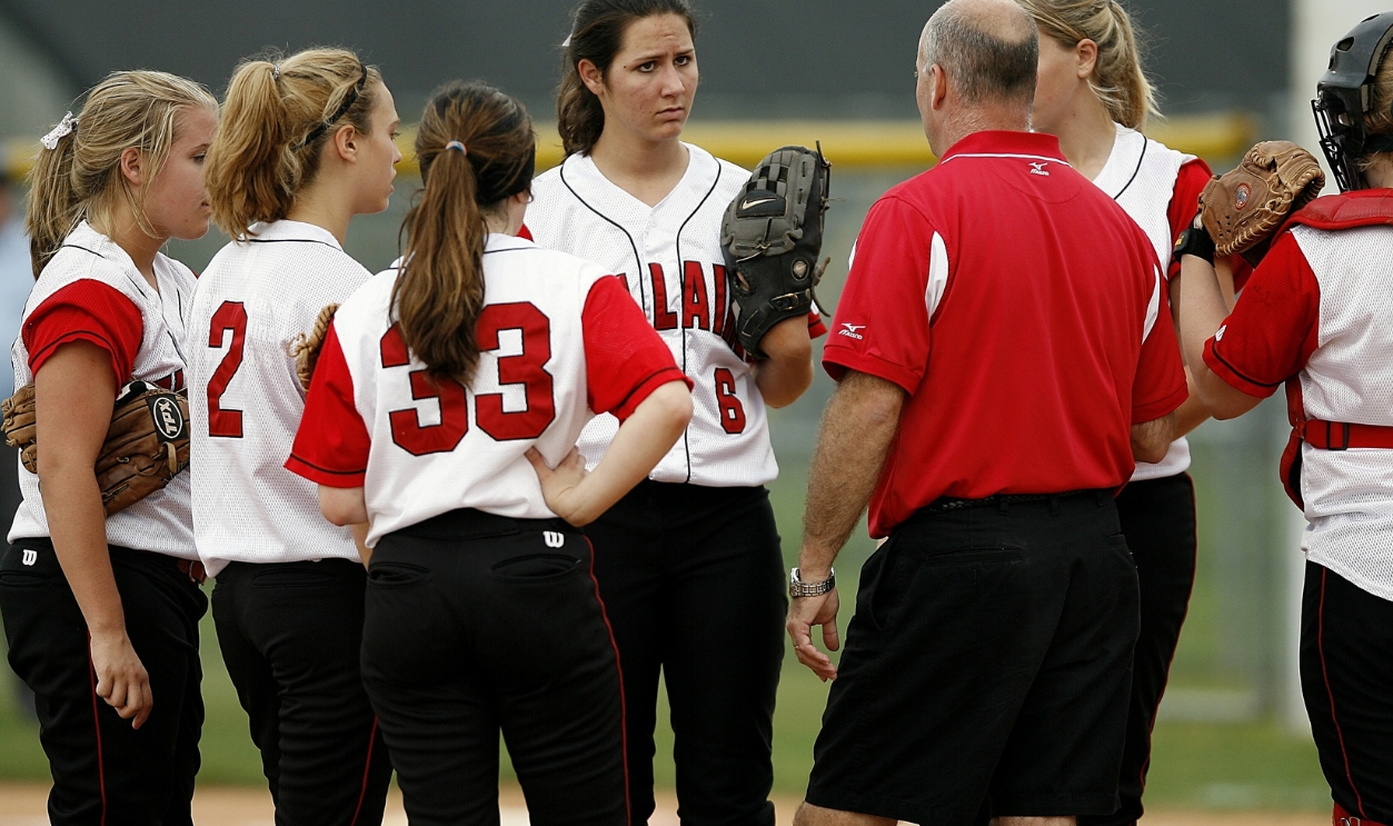 Softball Team Girls Players