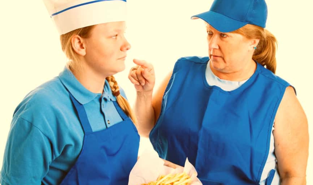 Teen Girl Working In Fast Food, Shutterstock, 108634499