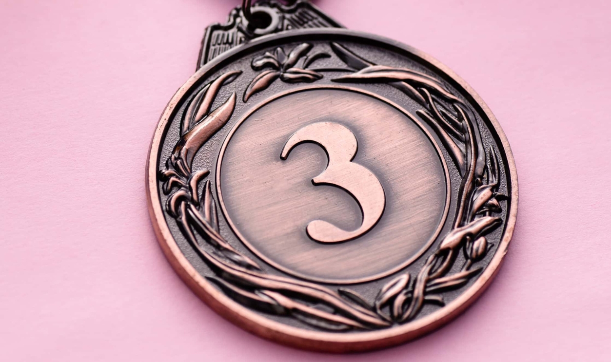Third Place Bronze Medal, Shutterstock, 556078105