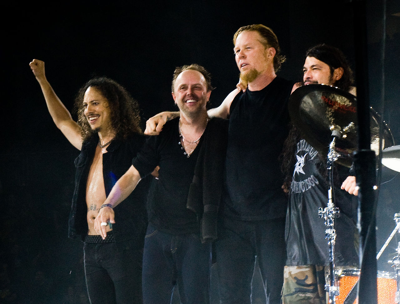 	Metallica live at The O2 Arena, London, England