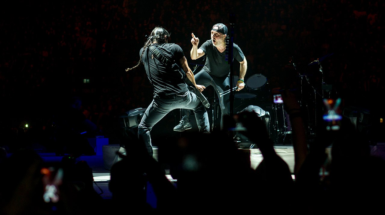 Metallica on stage