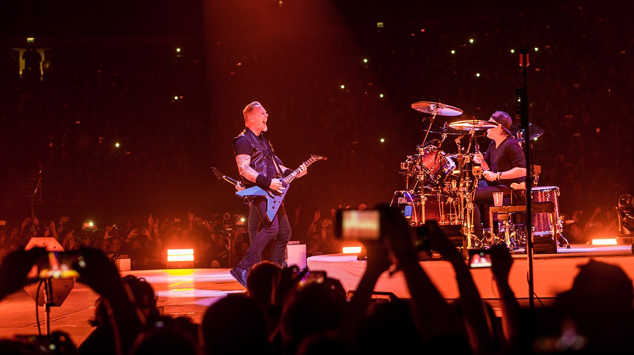 Metallica on stage