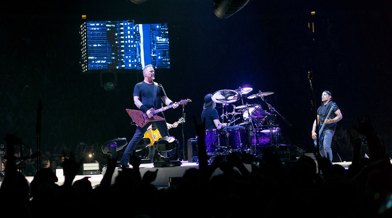Metallica on stage
