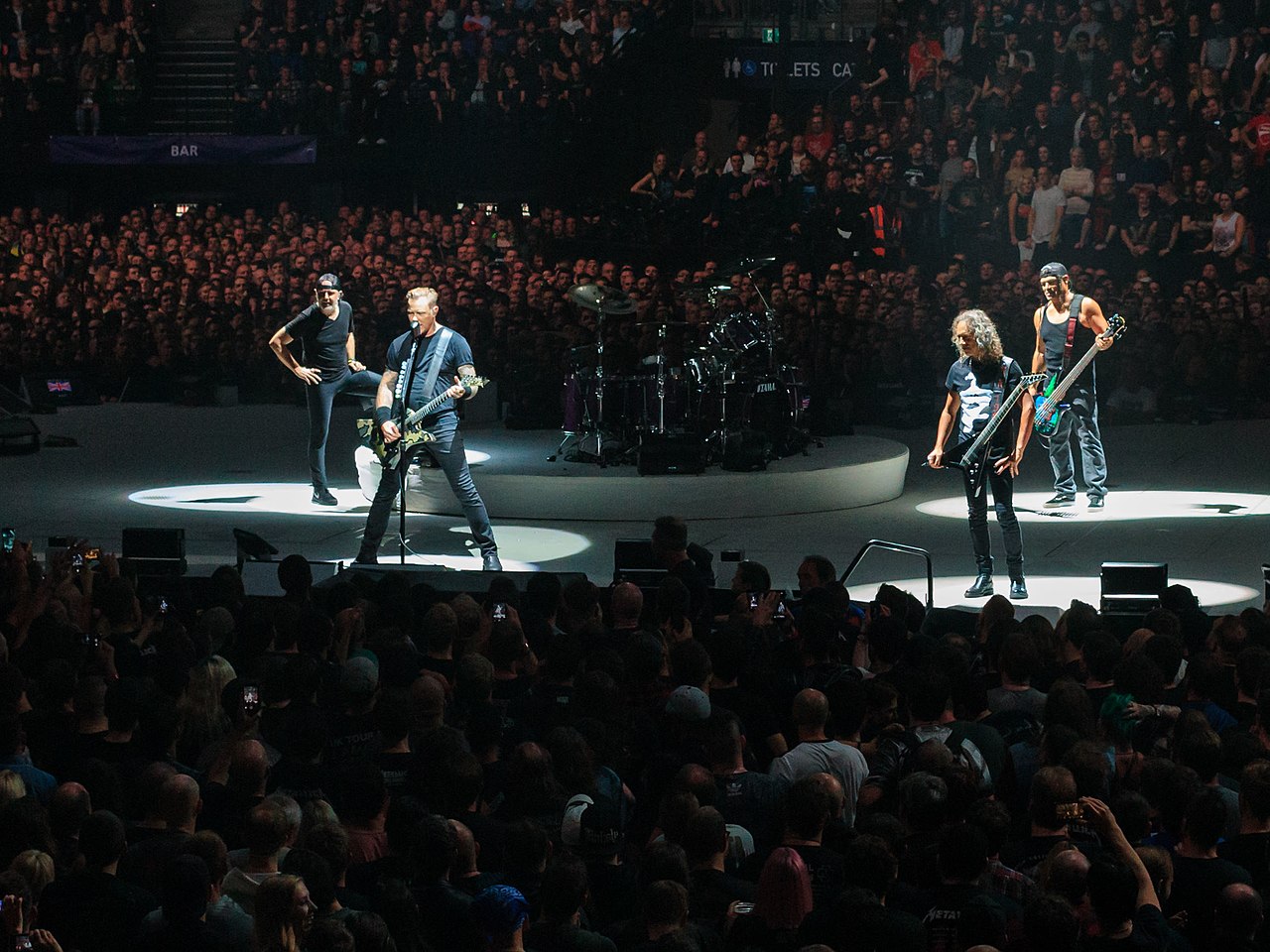 Metallica on stage