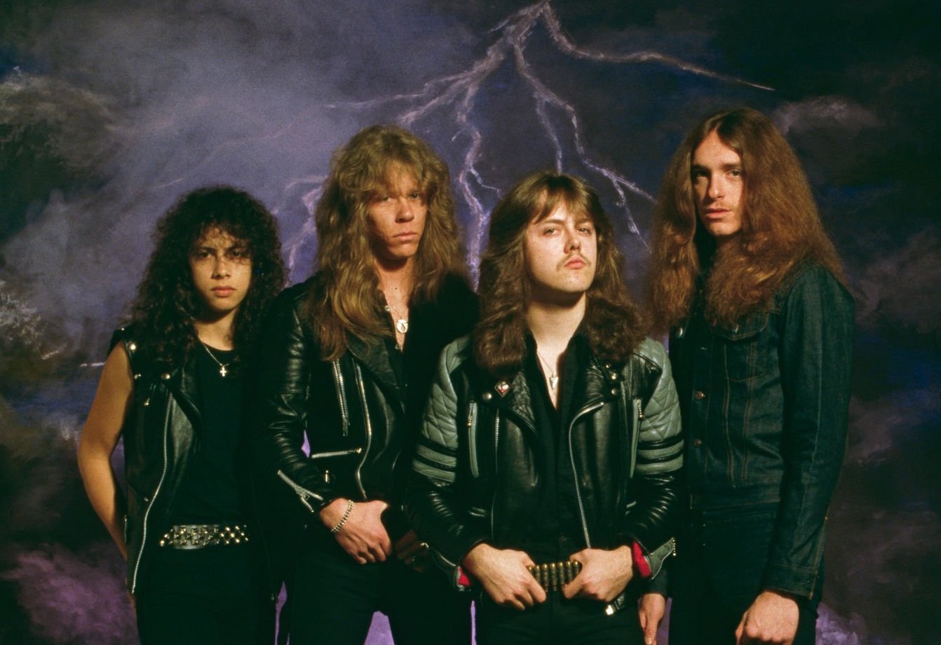 Photo of Cliff BURTON and METALLICA and Lars ULRICH and Kirk HAMMETT and James HETFIELD