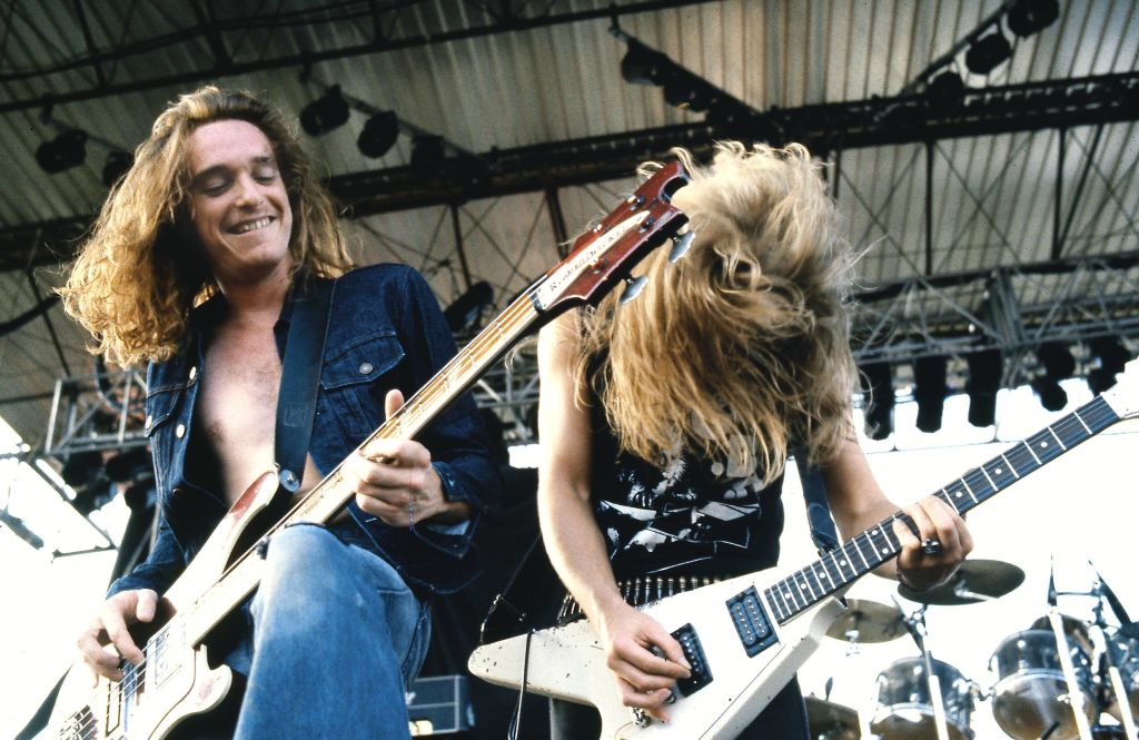 Photo of METALLICA and Cliff BURTON and James HETFIELD