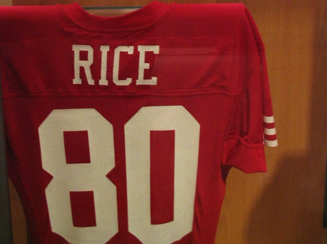 Jersey number 80 of Jerry Rice (49ers)