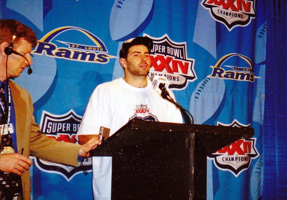 Kurt Warner at post-game press conference