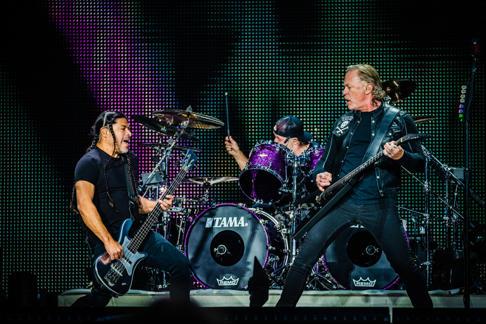 Metallica on stage
