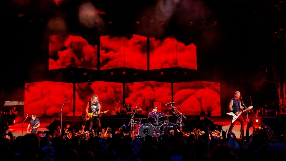 Metallica on stage