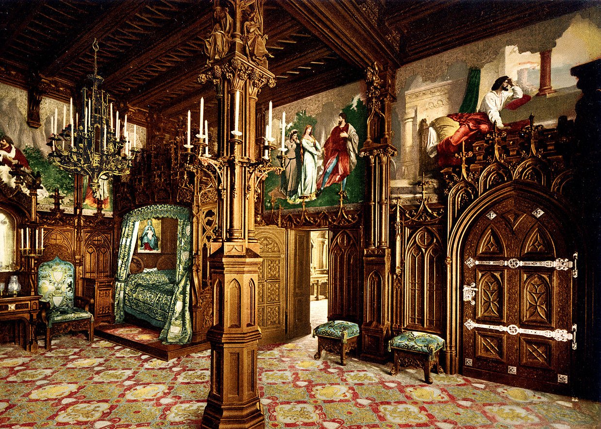 Neuschwanstein castle Bedroom