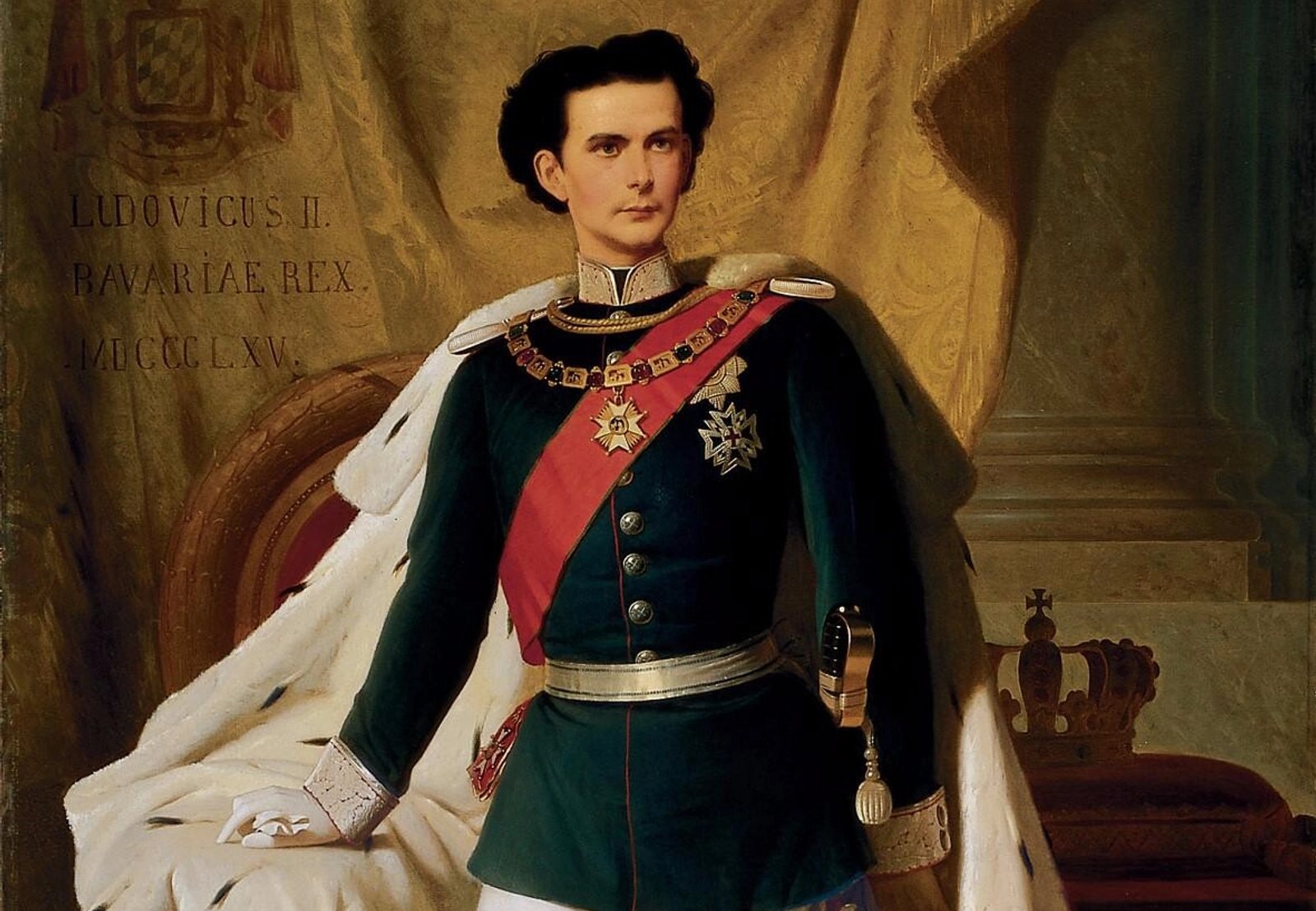 Ludwig II's coronation portrait