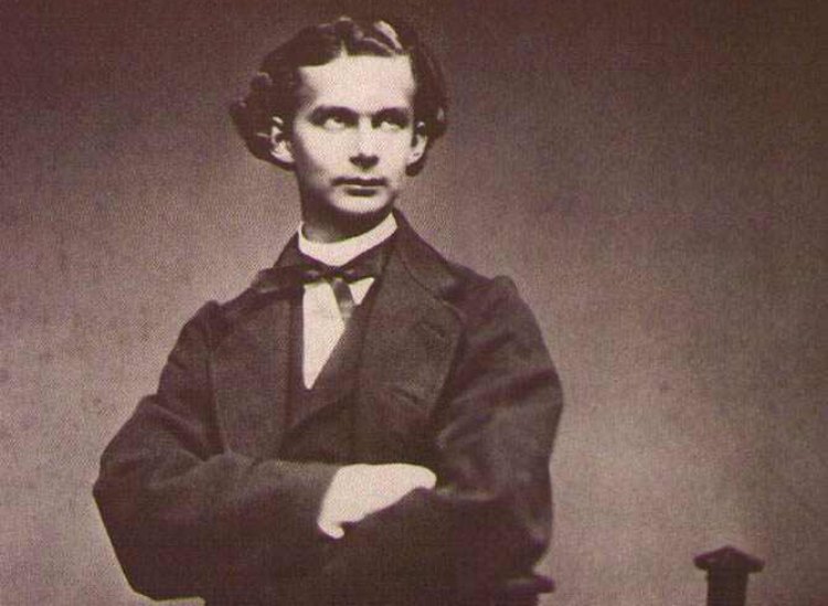 Ludwig II just after his accession to the throne of Bavaria