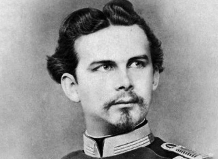 Photograph of King Ludwig II of Bavaria in uniform