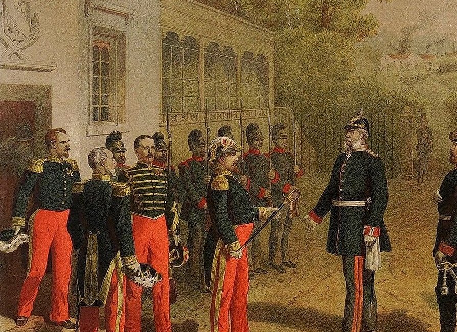 Surrender of Napoleon III after the Battle of Sedan