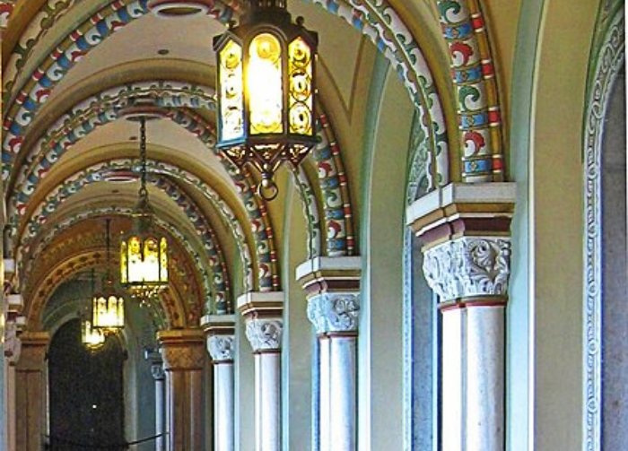 Neuschwanstein castle Corridor