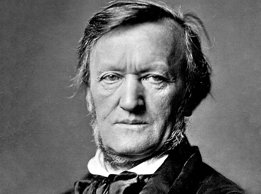 Portrait of Richard Wagner in a suit