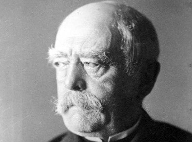 Portrait of Otto von Bismarck in a suit