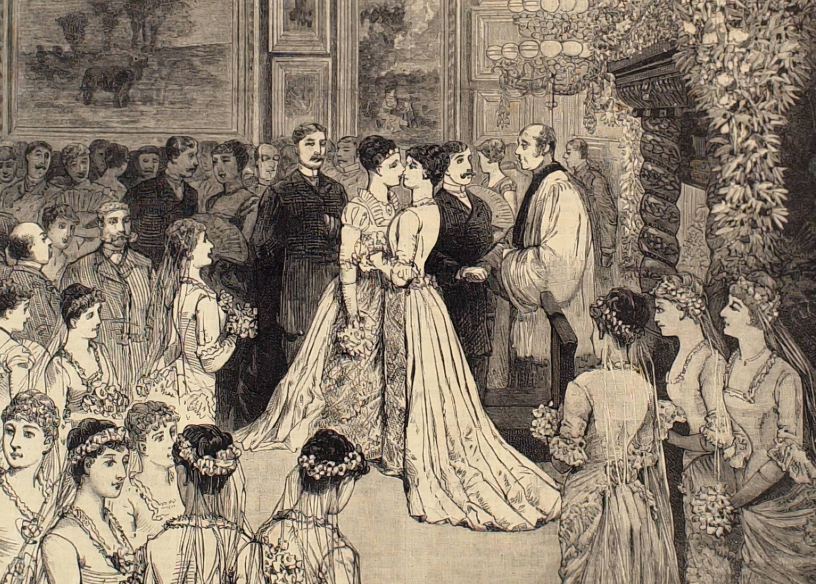Marriage of Miss Caroline Schermerhorn Astor