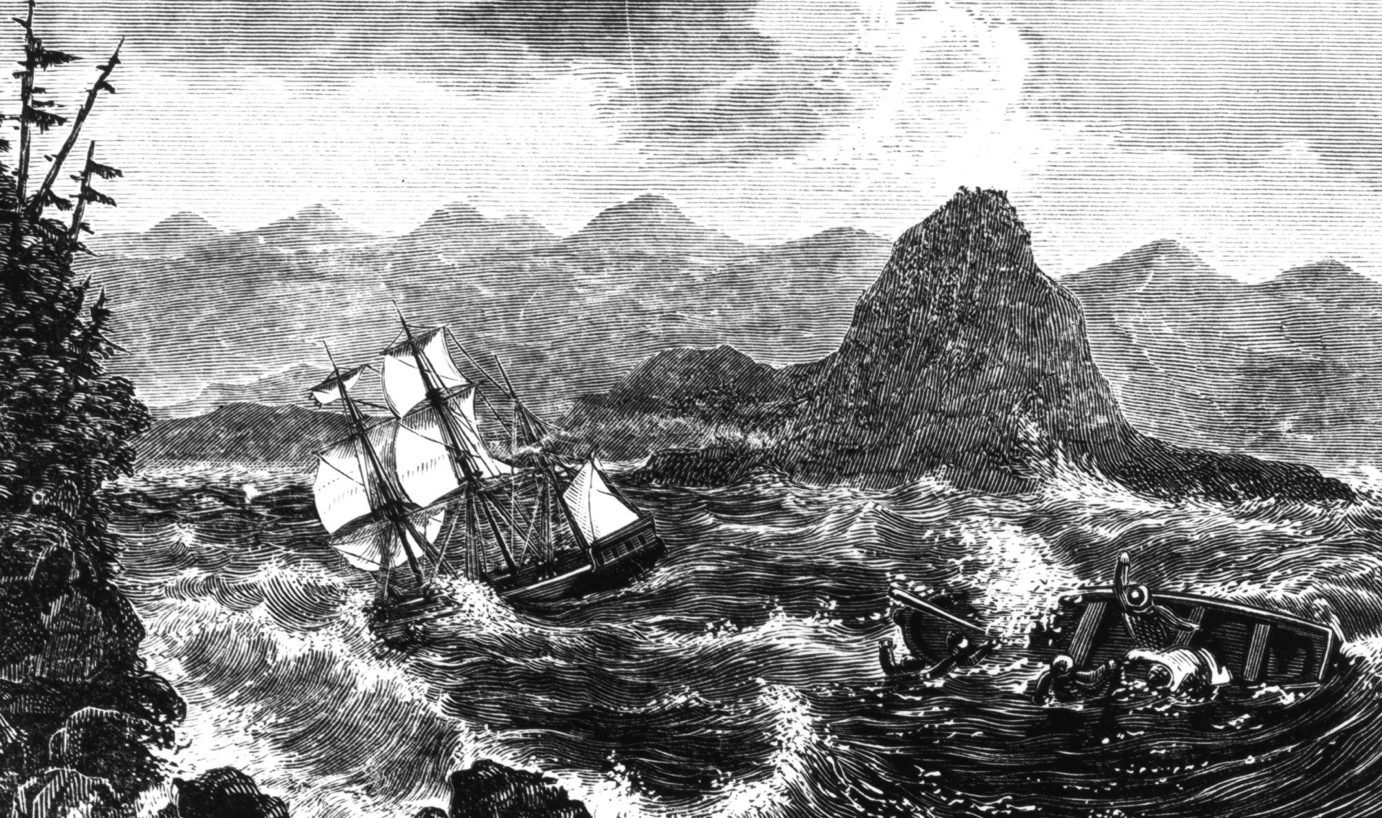 Ship to establish a fur trading post for John Jacob Astor