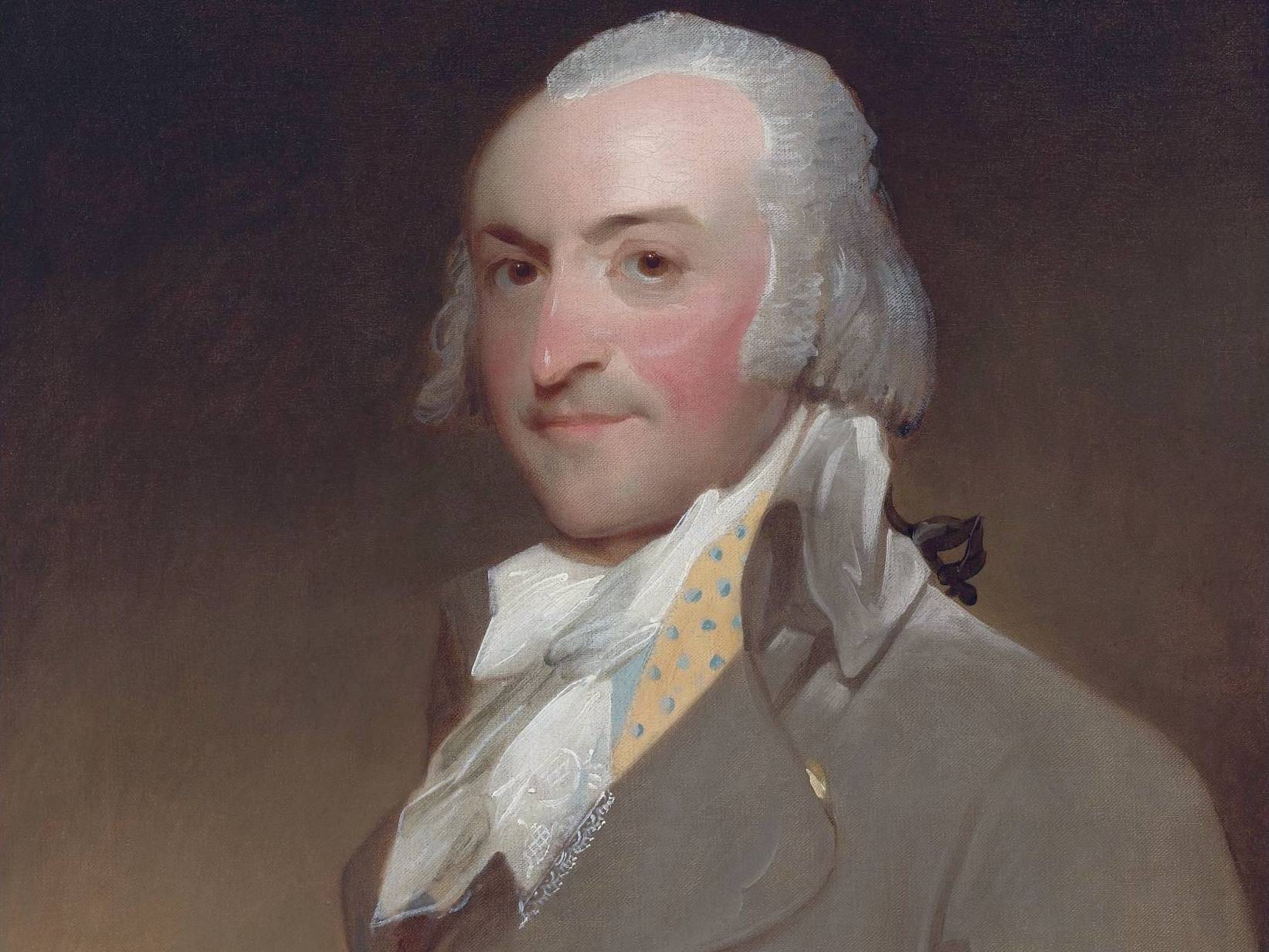 John Jacob Astor portrait in gray suit