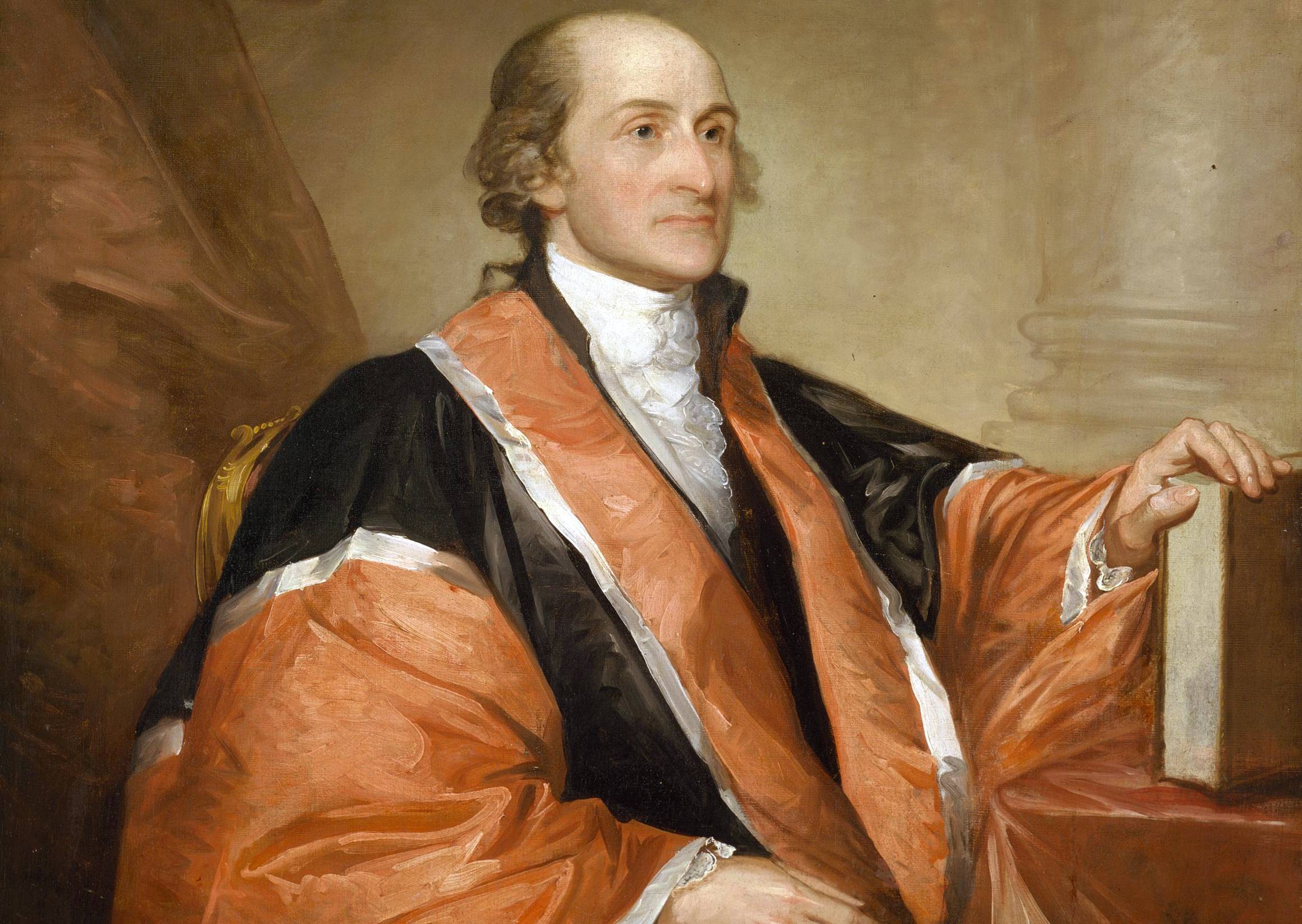 Portrait of John Jay by Gilbert Stuart, 1794. Jay was chief American negotiator