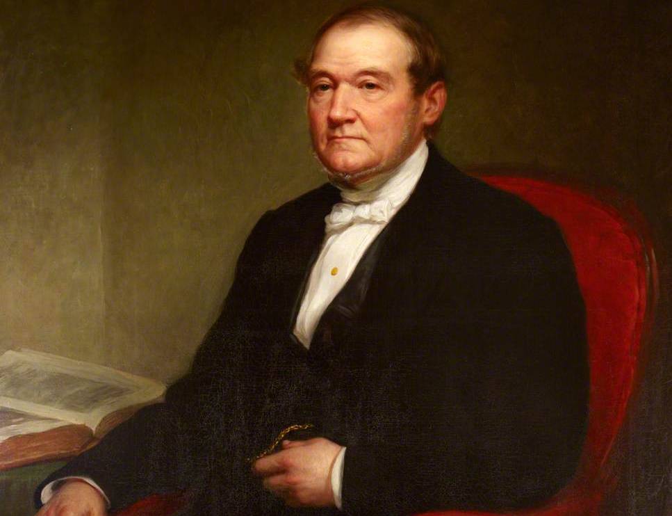 William B. Astor Sr. seated portrait