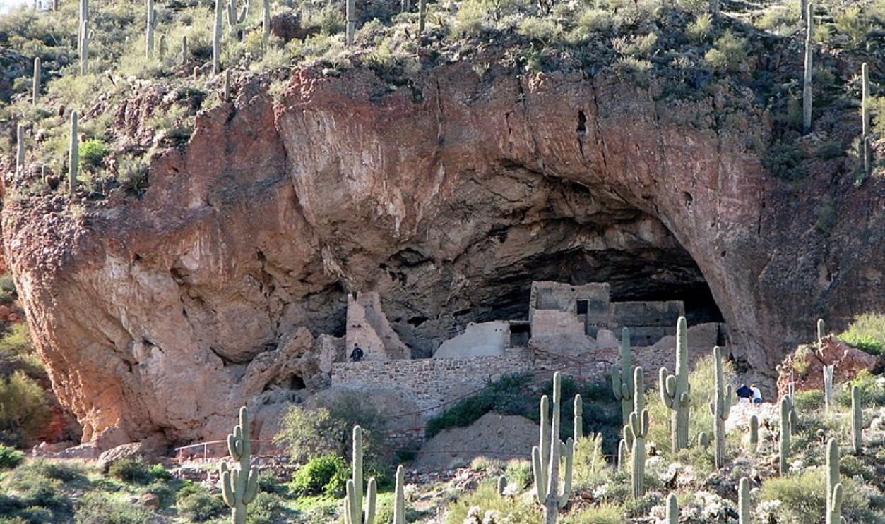 Tonto Cliff Dwellings In Arizona