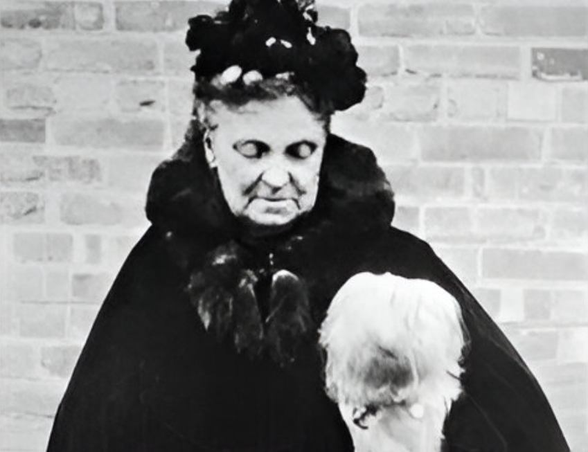 Hetty Green with her dog