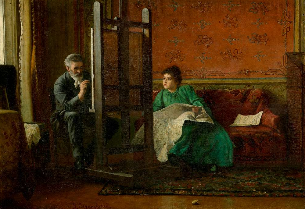 "Artist at Work", 1900