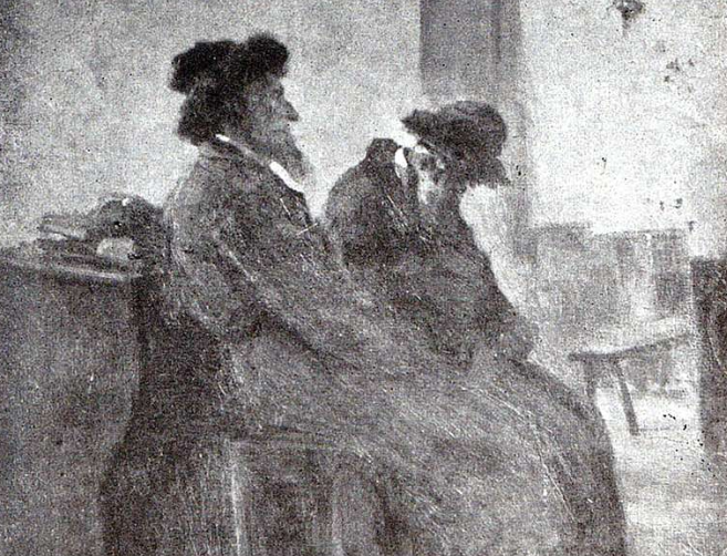 Nicolae Grigorescu illustration of jews