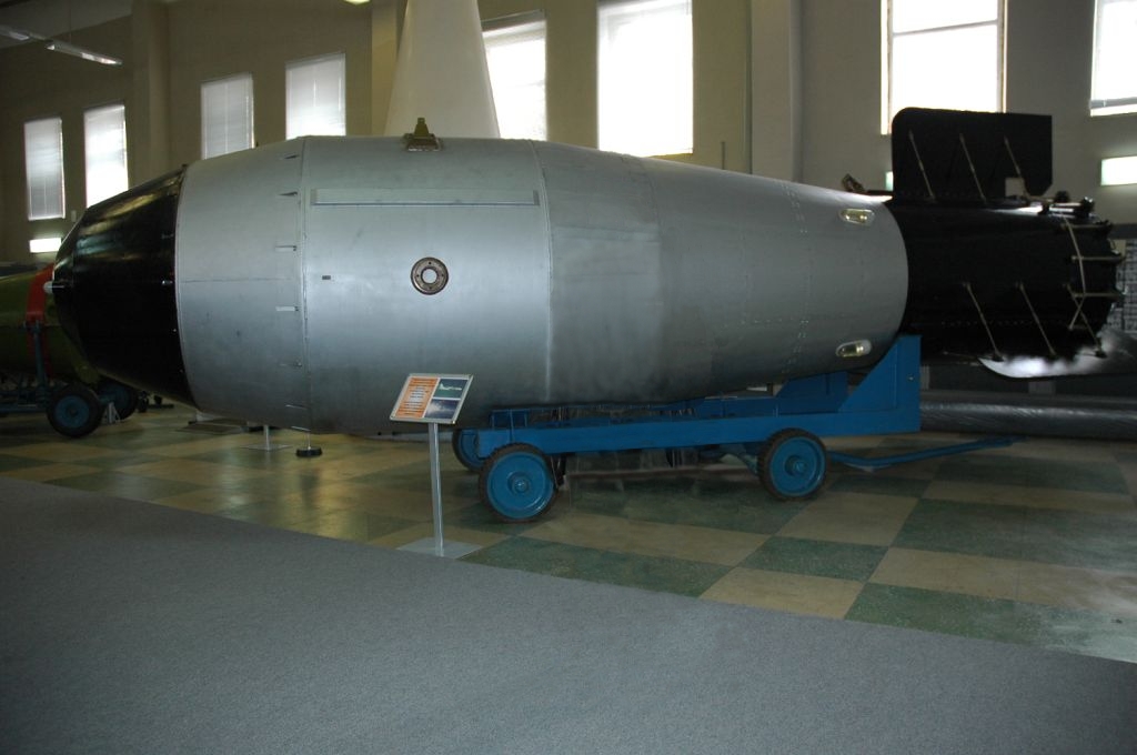Body of the RDS202 in the Sarov atomic bomb museum