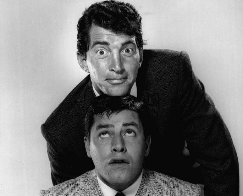 Dean Martin and Jerry Lewis in jackets