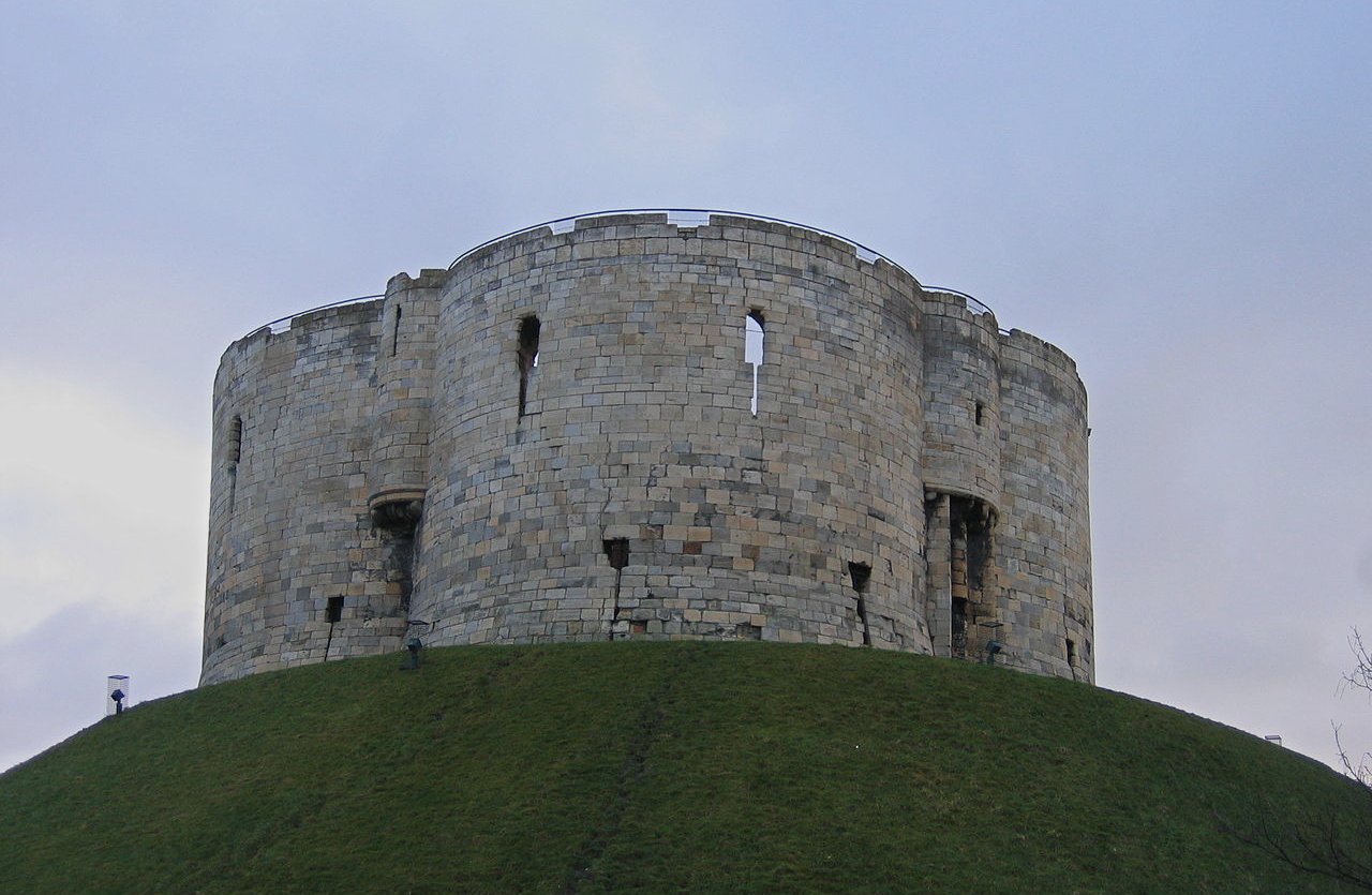 Clifford's Tower, where the Jews of York were eliminated