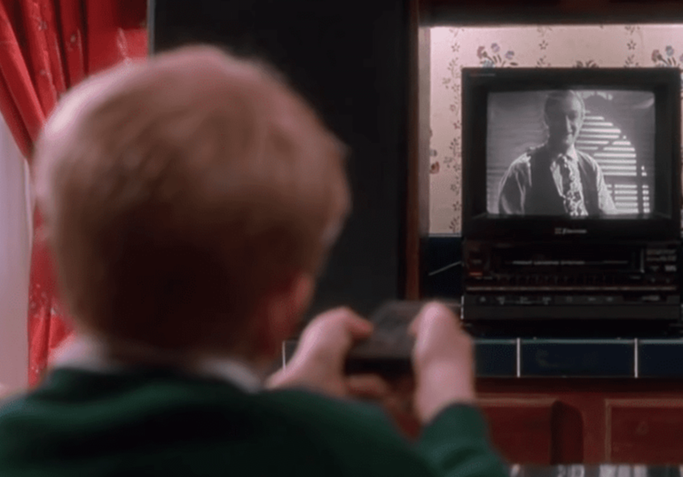 A screenshot from the movie Home Alone
