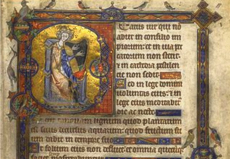 The Alphonso Psalter, or book of psalms