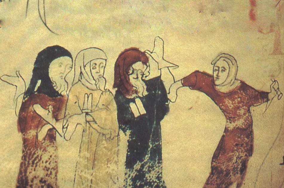 Miniature showing the expulsion of Jews