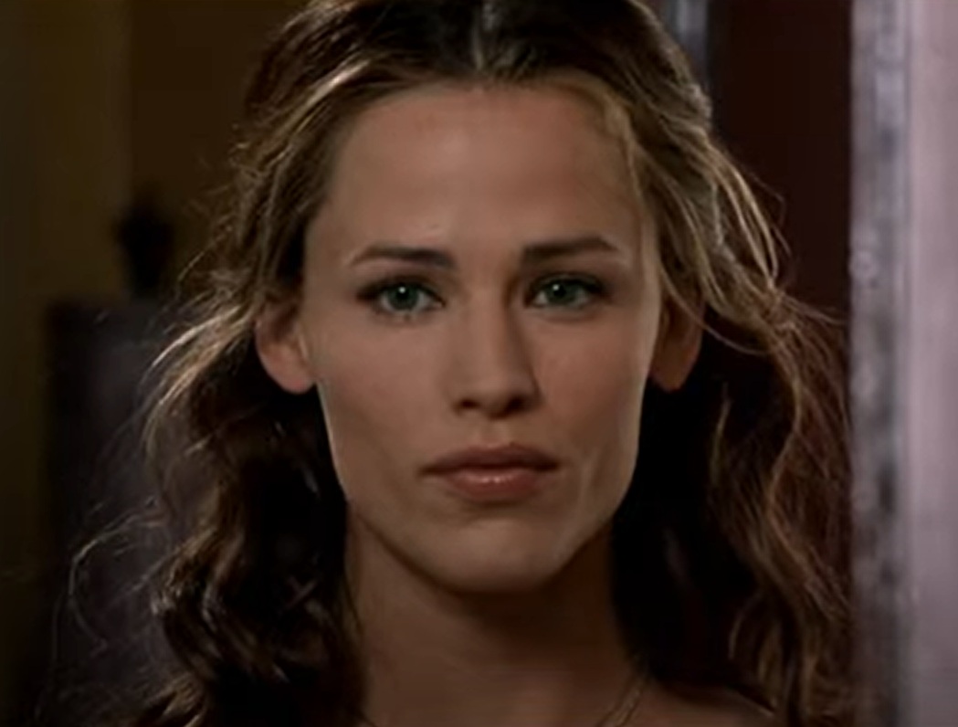 A visually captivating still taken from a pivotal moment in the film Daredevil (2003)