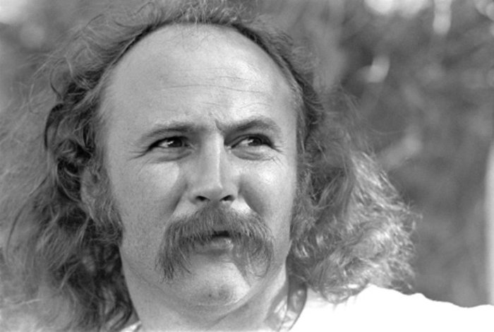 David Crosby 1976 Backstage at the Frost Amphitheater