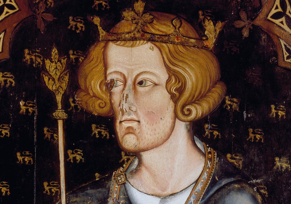 Edward I Portrait at Westminster Abbey Sedilia