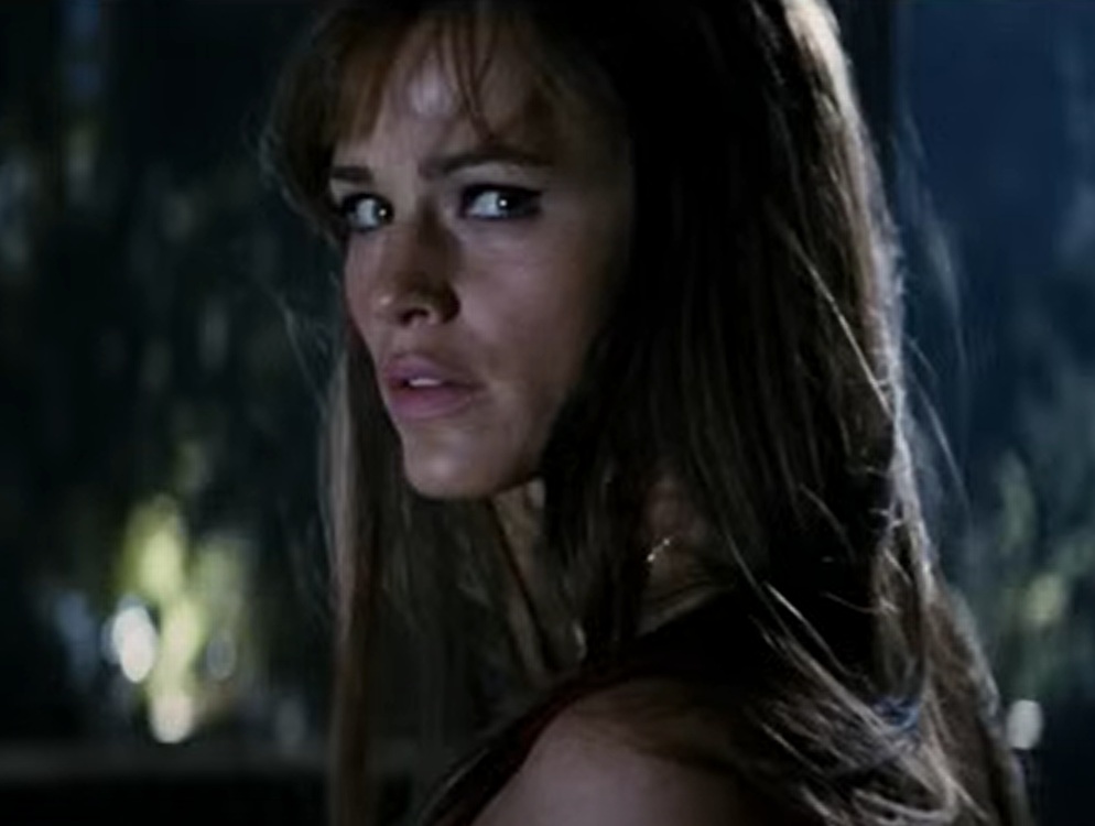 A visually captivating still taken from a pivotal moment in the film Elektra (2005)