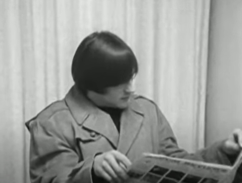 A visually captivating still taken from a pivotal moment in the Concert by The Byrds 1966