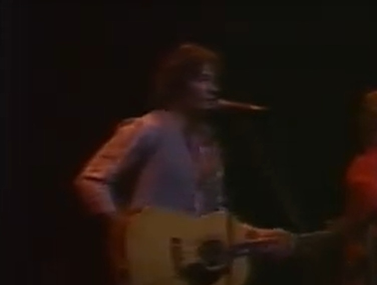 A visually captivating still taken from a pivotal moment in the Concert McGuinn, Clark & Hillman