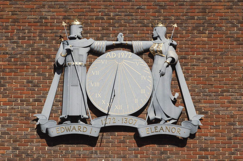 Edward and Eleanor Sundial at Guilford castle