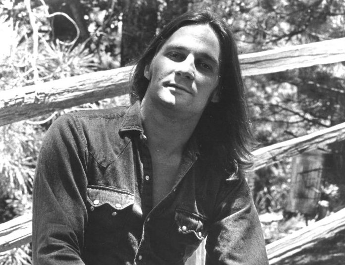 Grayscale Portrait Photo of Singer and songwriter Gene Clark 1972